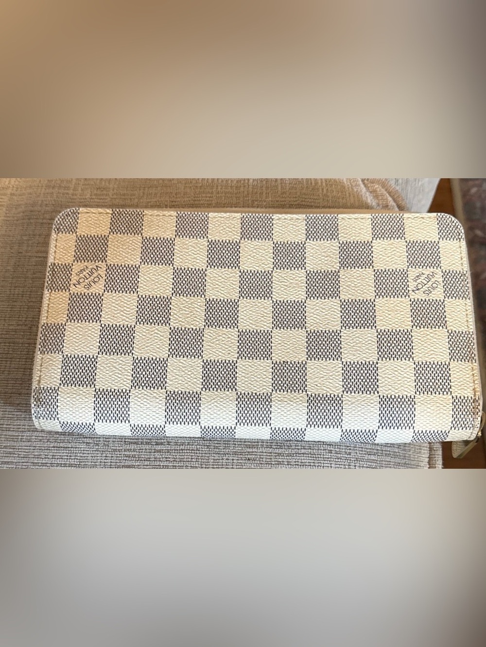 Louis Vuitton Damien Azur Zippy Wallet